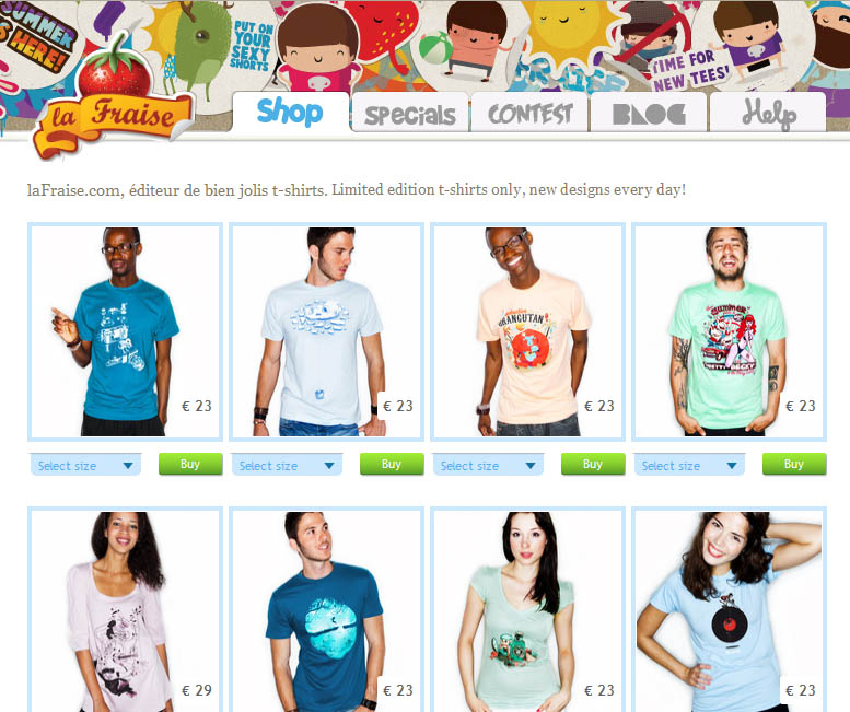 best on line tee shirt stores