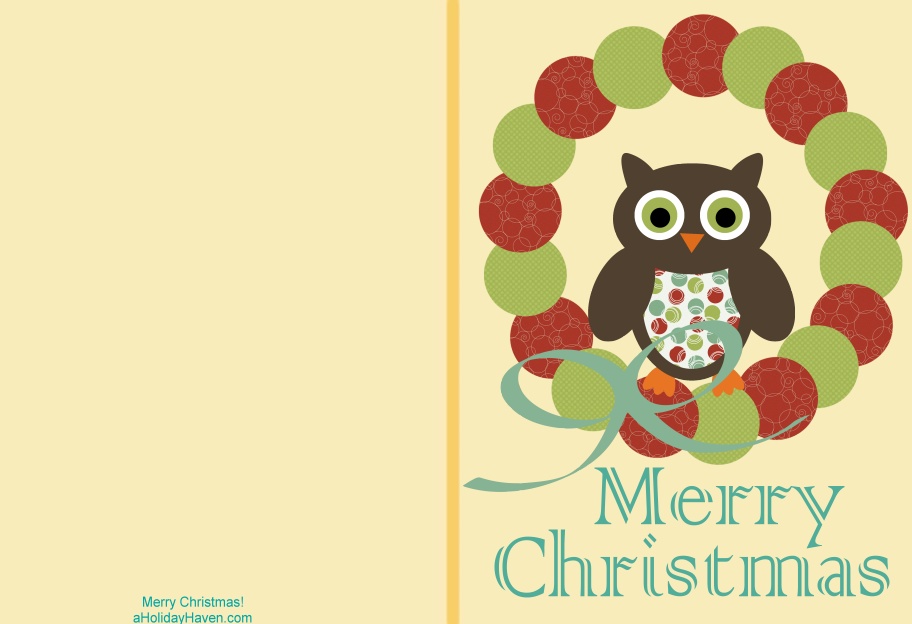 Free printable Christmas cards - T-Shirt Factory