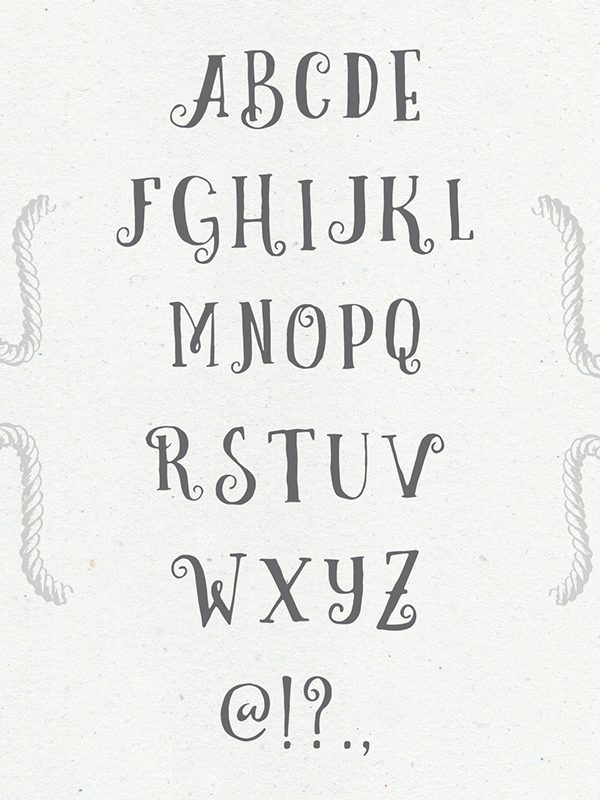 Free handmade typeface