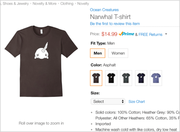 merch by amazon ads