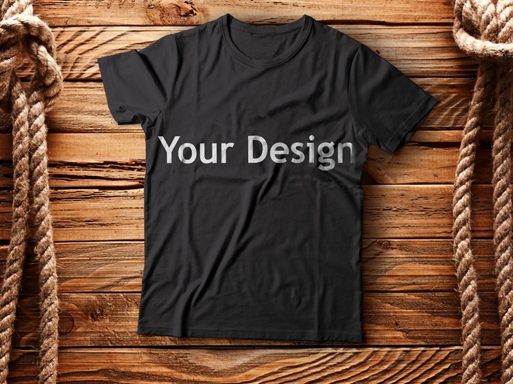 Free T-shirt mock-ups with photorealistic items
