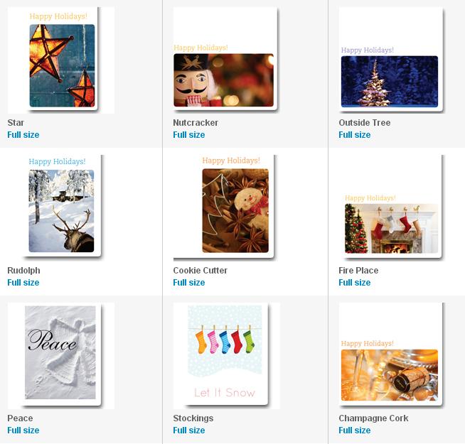 free printable christmas cards