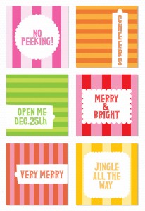 Christmas gift tags