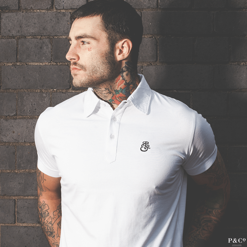 P&CO WHITE POLO