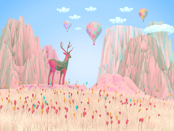 Nature Dreamy Illustration Serie