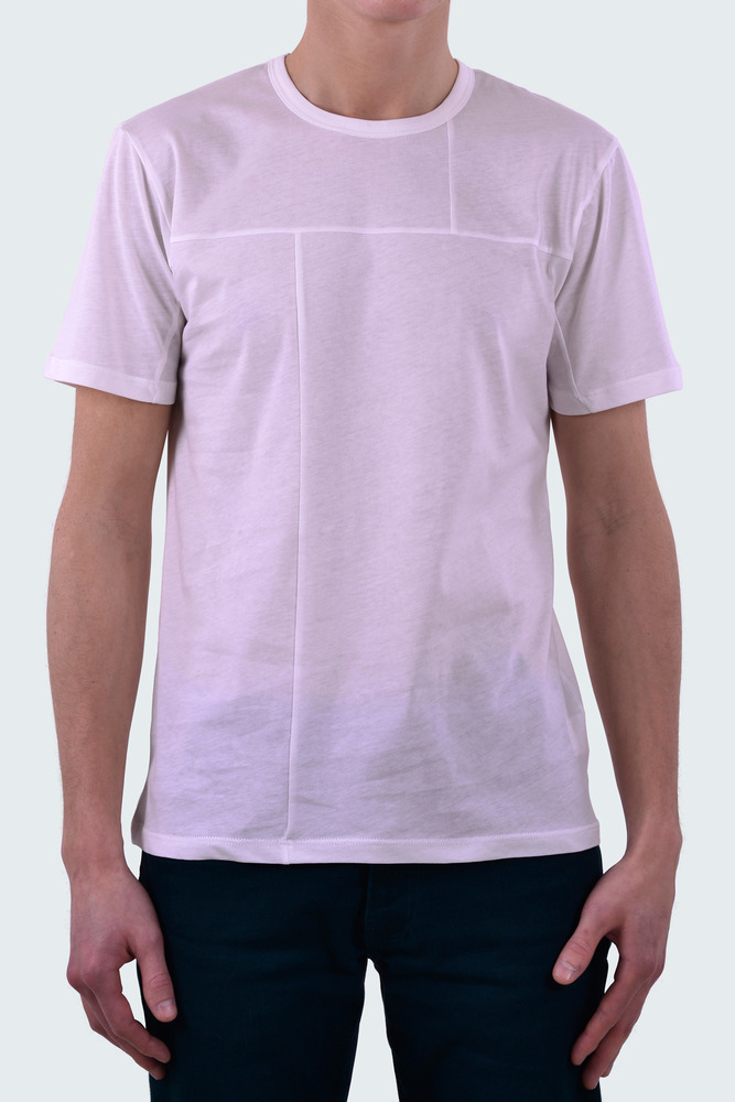 Tee shirt ASYMMETRIC BLANC