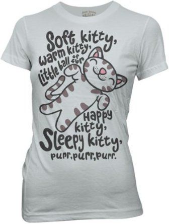 The Big Bang Theory Soft Kitty Warm Kitty