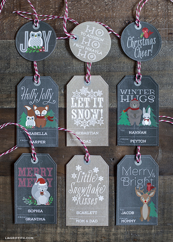 CHRISTMAS GIFT TAGS & LABELS