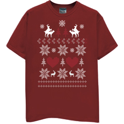 UGLY CHRISTMAS SWEATER HUMPING DEER Christmas sale