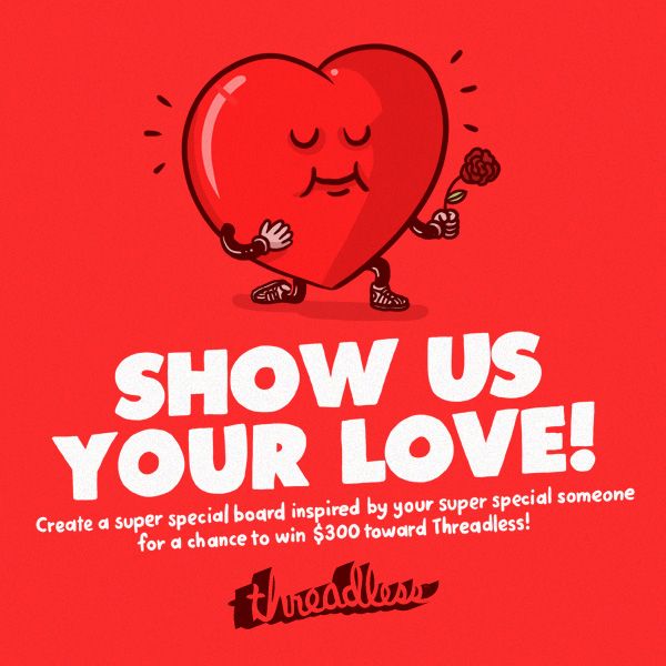 Threadless has a Pinterest contest worth $300 Threadcash