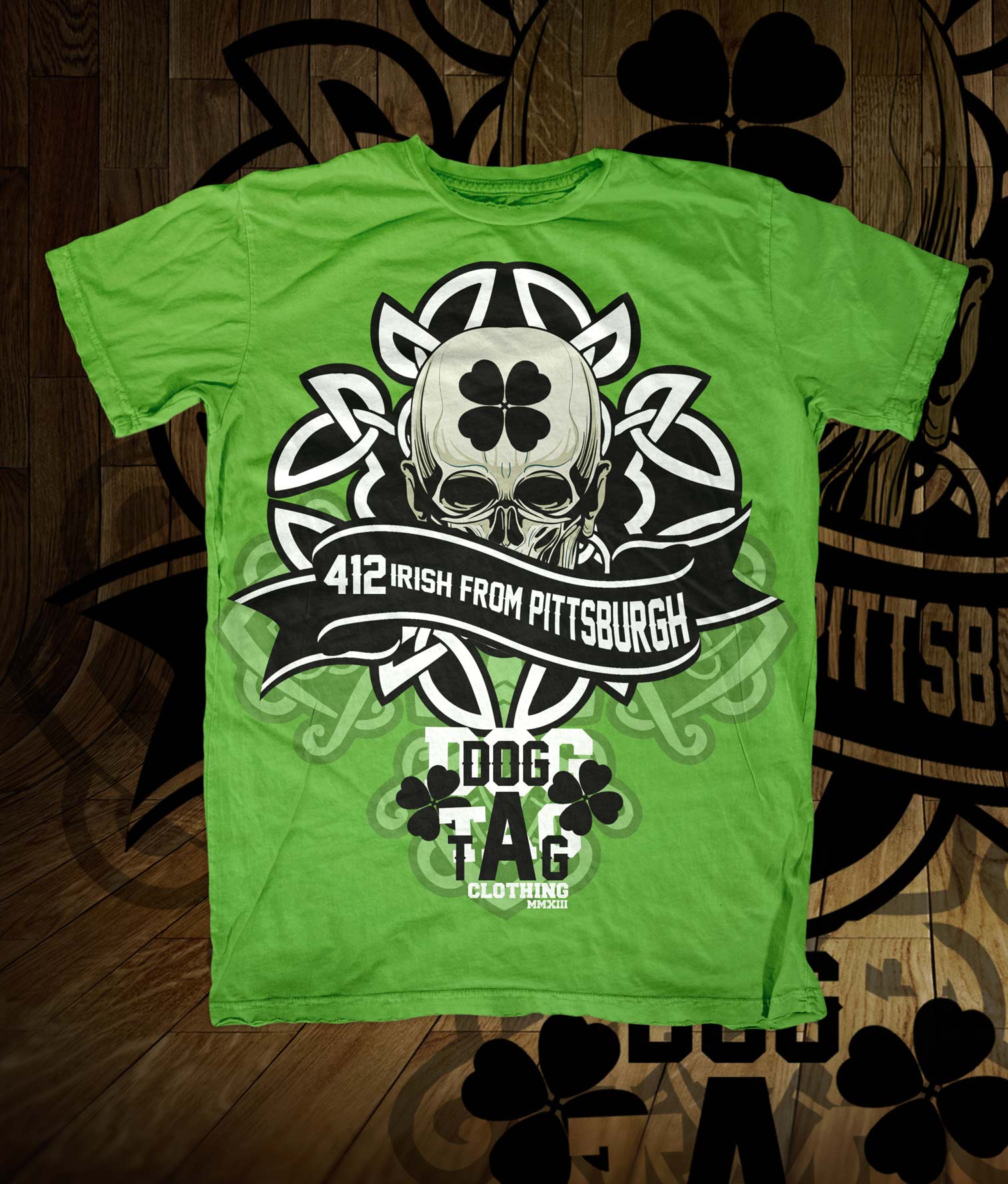 St Patricks Shirt Pittsburgh Irish Tee