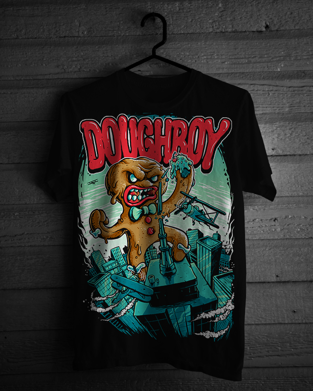 graphic t-shirts DOUGHBOY