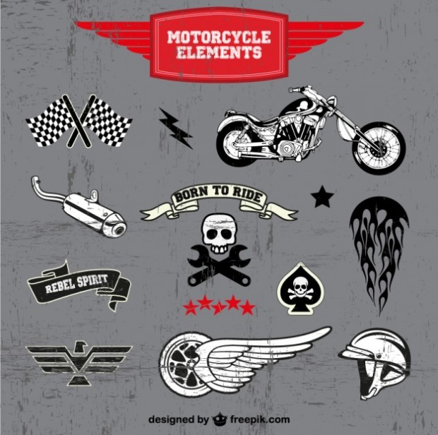 free vector Motorcycle