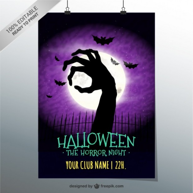 Horror night poster