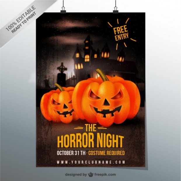 Pumpkin Halloween poster