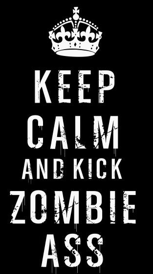 Keep Calm and Kick Zombie Ass