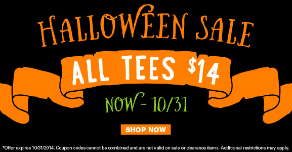 Halloween T-shirt Sale