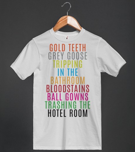 Royals song lyrics tee