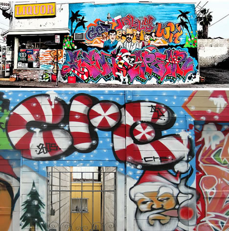 Joyful Christmas Graffiti