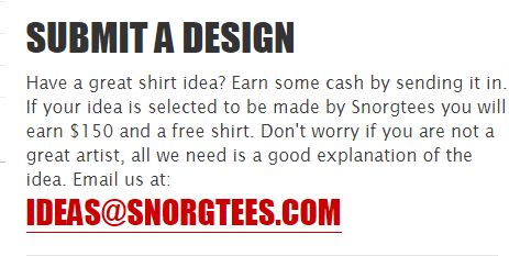 Design ideas by SnorgTees