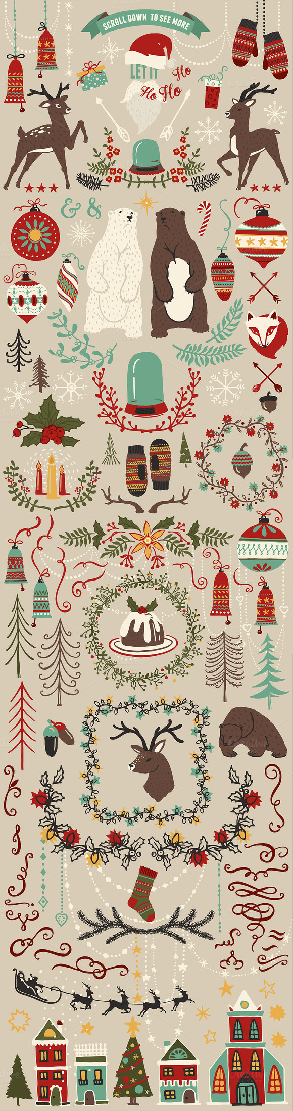 Christmas vector bundle