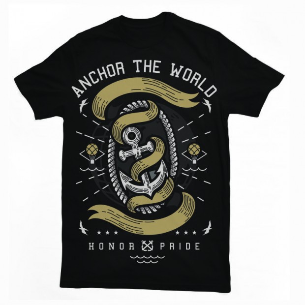 Anchor-The-World-T-shirt-template-14922