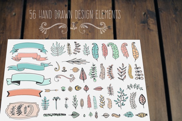 free hand drawn elements