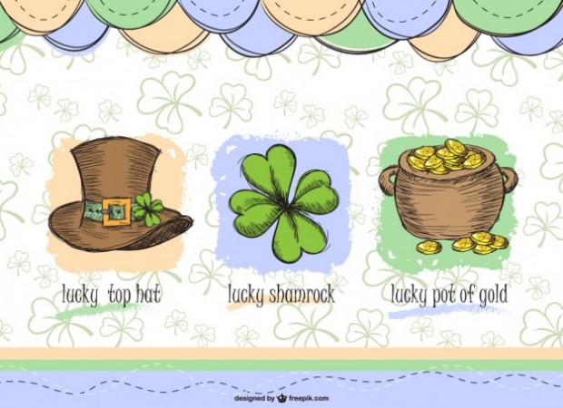 Free St Patrick vectors