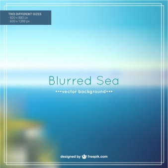 blurred sea