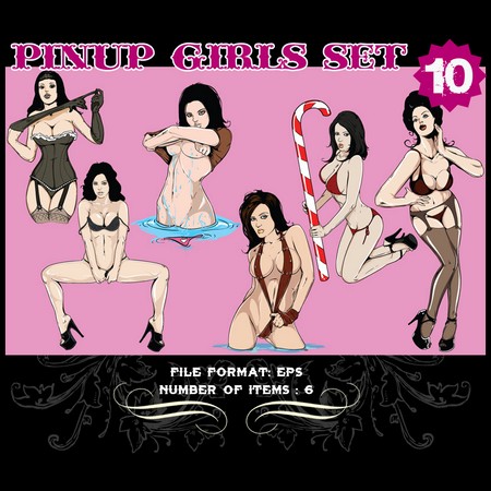 Pinup-Vector-Set-10-Vector-graphics-9803