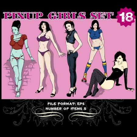 Pinup-Vector-Set-18-Vector-graphics-9819