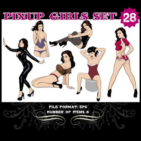 Pinup-Vector-Set-28-Vector-graphics-10903