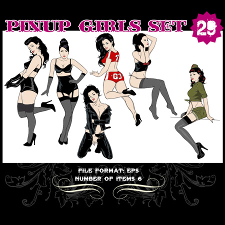 Pinup-Vector-Set-29-Vector-graphics-11415