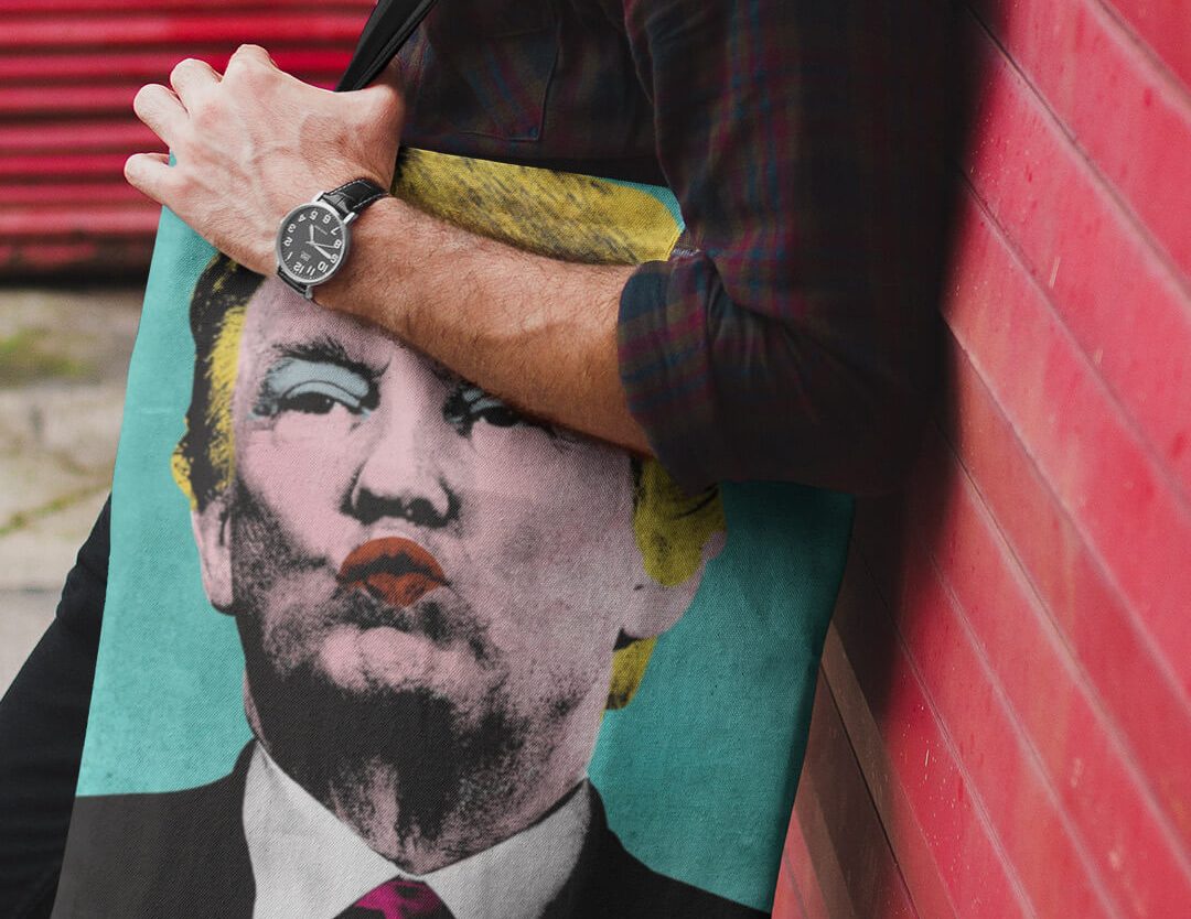 Trump-inspired by Andy Warhol art style