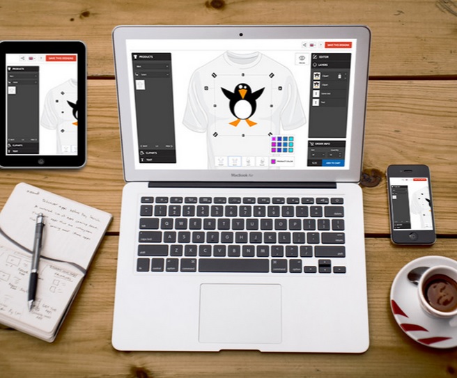 t shirt design software from InkyROBO