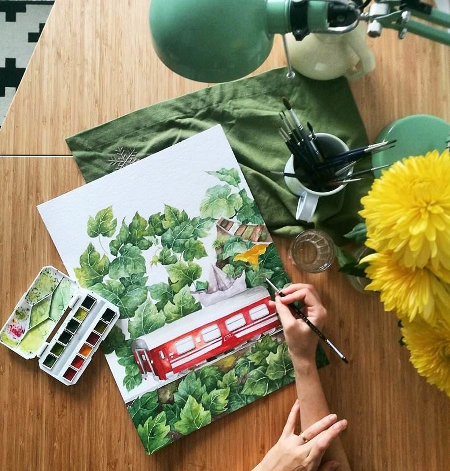 watercolor artist