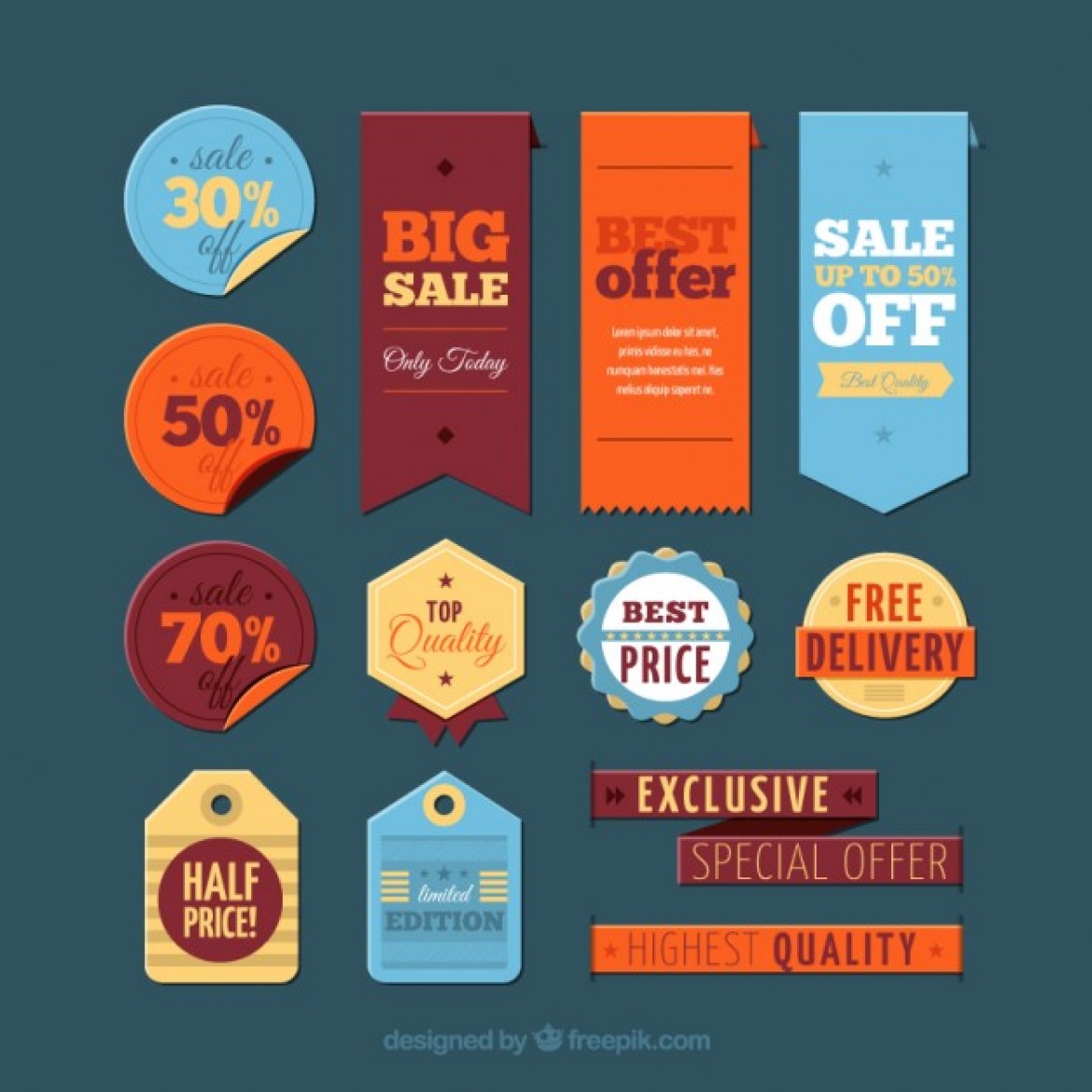 big sale tags