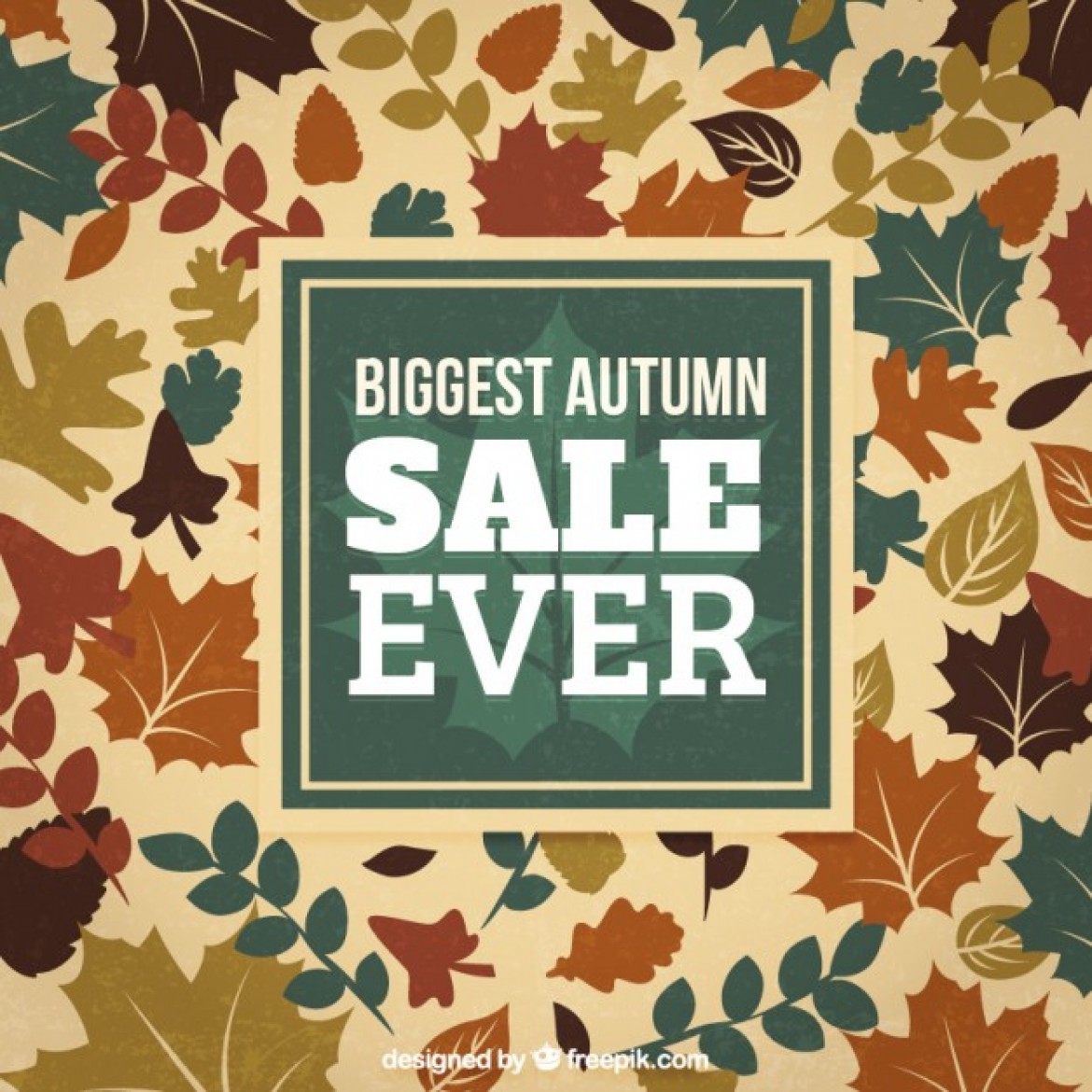 autumn sale banner