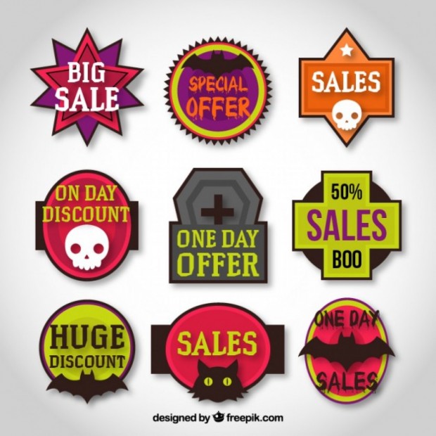 halloween sale tags